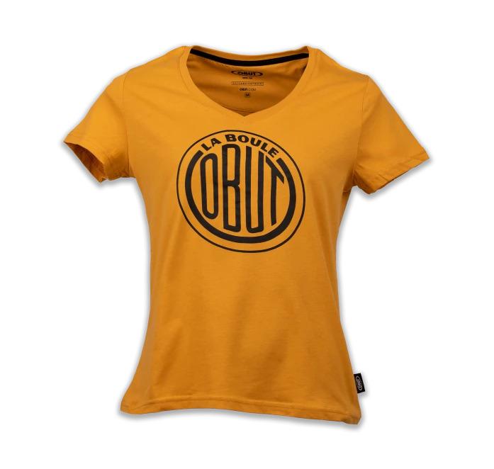 TEE-SHIRT SENHORA MOUTARDE