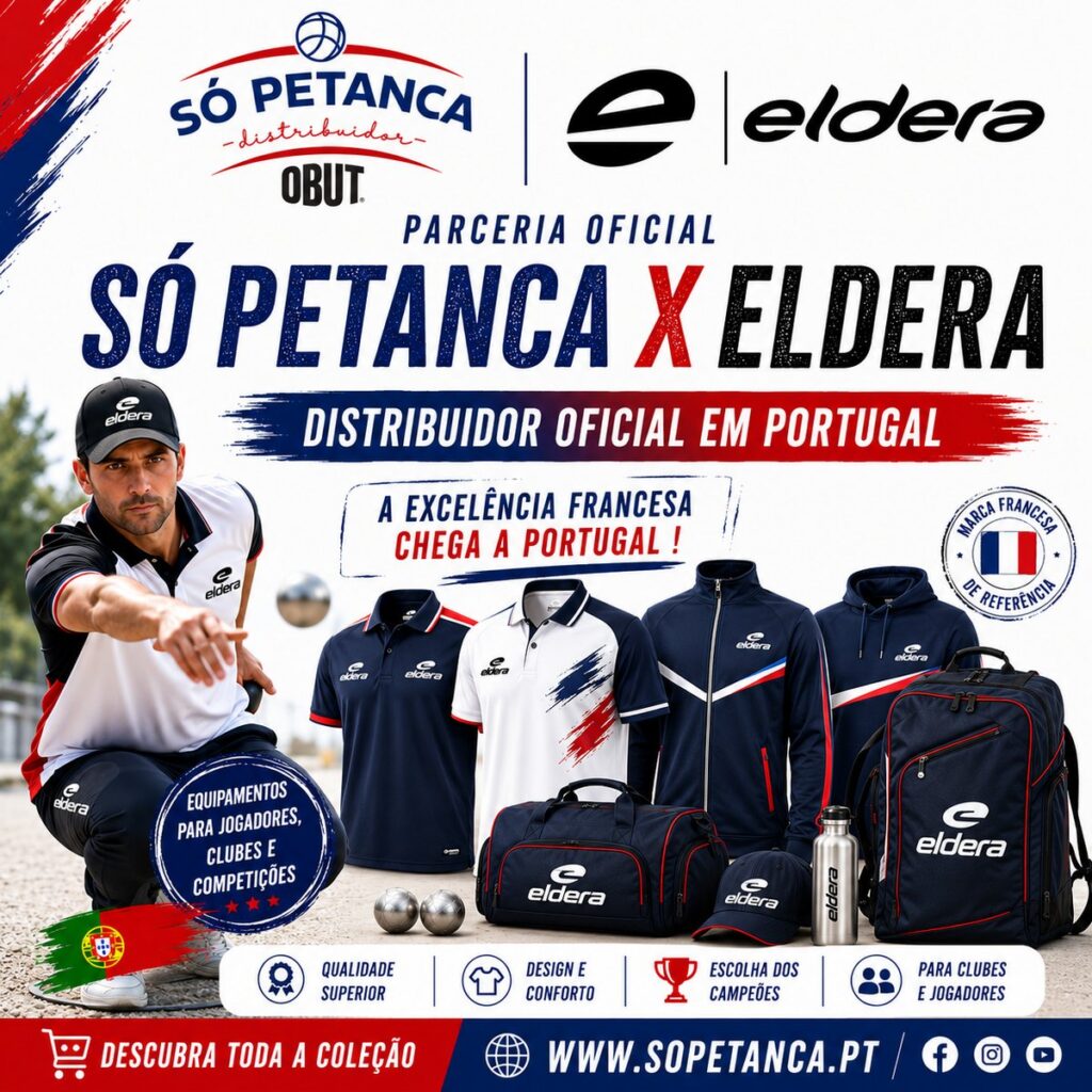 Parceria oficial Só Petanca x Eldera